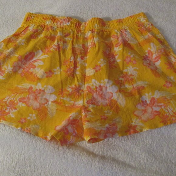 Victoria's Secret PINK Orange Palm Tree Sleep Shorts  XS - Picture 3 of 6